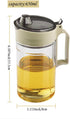 TENTA KITCHEN Oil Dispenser Vinegar Dispenser Maple Syrup Dispenser Glass Bottle Cruet No Drip Plastic Bottle Spout with Protective Cap drip Free ...