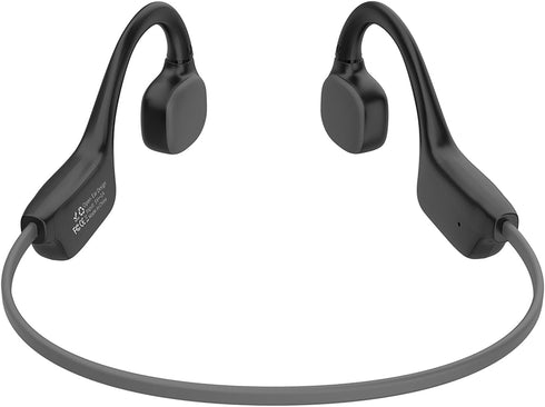 Osso Bluetooth Bone-Conduction Headphones with Microphone, Black...