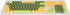 107 Keys Keycaps, Three Color Translucent Characters Arc Layout Mechanical Keyboard Ergonomic Keycaps,for 61/87/104/84/64/98/96 Key Keyboards(dark...