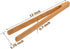 Premium Cherry Wood Toaster Tongs – 12-Inch Easy-Grip, Heat-Resistant Wooden Tongs for Toast, Salad, Meat, Vegetables & Grilling...