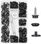 Kelife 150PCS Stainless Steel Marine Grade 3/8" Socket Canvas Snaps Kit and Upholstery Boat Cover Snap Button Fastener Tool with 2Pcs Setting Tool...