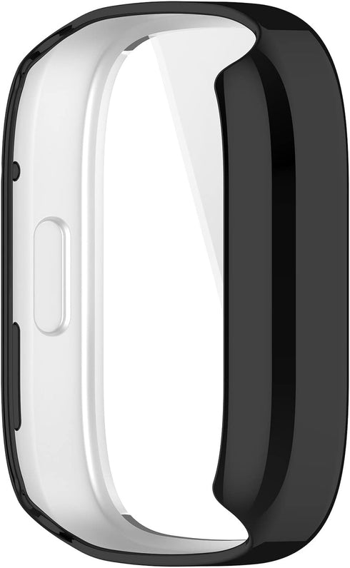 Screen Protective Case Compatible for Xiaomi Redmi Watch 3 Smart Watch TPU Case Soft Ultra-Slim Screen Protector for Xiaomi Redmi Watch3 Bumper Sh...