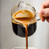 BCnmviku Shot Glasses Espresso Parts Double Spouts Milk Cup Clear Glass (Clear Glass-2Pack)...