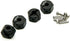 Aluminum 8mm Thickness 12mm Wheel Hex Drive Adaptors with Pins & Screws for Most of 1/10 RC Crawler Car Black (Black, 8mm)...