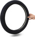 CAR PASS Black Faux Suede 14.5-15 Inch Memory Foam Steering Wheel Covers Breathable Anti-Slip Odorless Steering Wheel Universal Fit for Men Women...