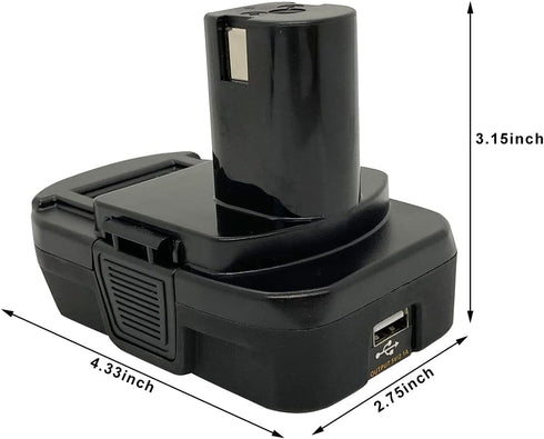 Converter for Black&Decker/Porter Cable/Stanley to Ryobi Battery Adapter, Compatible with Black&Decker/Porter Cable/Stanley 20V Lithium-Ion Batter...