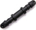 5mm (Dia) Double Barbed Hard Plastic Water Hose Straight Connector Fitting, Micro Drip Irrigation Systems Quick Connect Hose Sprinkler Adapters Fi...