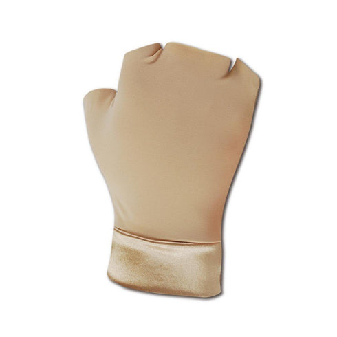 Occunomix MC450M Support Gloves, Fingerless, Nylon/Spandex Hand and Wrist, Medium, Beige (One Pair)...