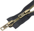 YaHoGa #8 24 Inch Two Way Separating Jacket Zipper Large Antique Brass Metal Zippers for Jackets Coats Sewing Crafts (24" TW Anti-Brass)...