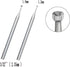Luo ke 2 Pcs Round Cup Burr, 3/32'' Shank Wire Rounder Burs with Hand Drill Wire Twisting Tools (1.2mm + 1.8mm)...