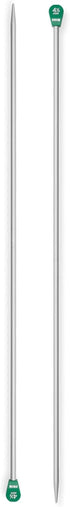 Prym 16" Single Point Aluminum, 4.5mm Knitting Needles, Grey 2 Count...