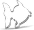 3.8 inch Fish Cookie Cutter - Stainless Steel...