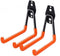 Garage Garden Tool Organizer Garage Storage Utility Hooks Wall Mount Anti-Slip Double Hooks for Snowboard Ladders Bikes Tools (2 Pack M)...