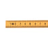 uxcell Folding Ruler 100cm 6 Fold Metric Measuring Tool ABS for Woodworking Engineer Yellow...