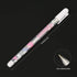 Jectse 4Pcs White Ink Gel Pen Set, 0.8mm Highlighter Marker White Ink Gel Pen,DIY Greeting Card White Ink Refills Neon Craft Doodling Pen,for Stud...