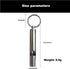 2PCS Mini Stainless Steel Survival Whistle Perfect for Camping, Hiking and Boating Loud Emergency Whistle with Far Distance Rang for Sporting Even...
