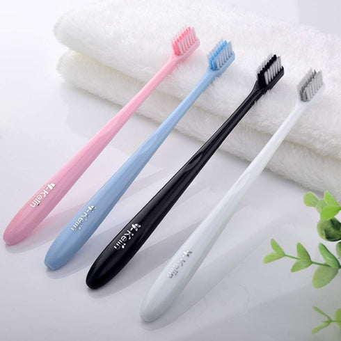 Y-Kelin V-Shaped Orthodontic Toothbrush for Braces Brackets 4 Count (Pack of 1) Soft Bristle with Inter Dental Brush...