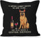YUESHAREFunny German Shepherd DogLinen Throw Pillow Cover, German Shepherd Dog Mom Lover Gifts for Home Room Bed Sofa Decorations Decor (18 x 18 I...