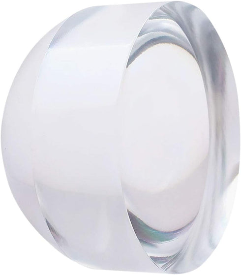 40X Crystal Dome Magnifying Glass Acrylic Optical Magnifier, 25MM Desk Reading Loupe Paperweight Half Ball Lens Magnifier for Reading Newspaper St...