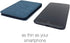 Premium Canvas RFID Blocking Full Size Bifold Wallet with 8 Slots, 1 Key Pocket, and Cash Divider, Come with Kraft Gift Box (Denim Blue)...