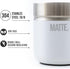 Matte - Mate Gourd/Tea Cup Set, Yerba Mate Gourd Cup (6.5 Ounces) and Bombilla (Yerba Mate Straw). Stainless Steel, Double-Walled, Elegant Design....