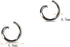 1000 Pcs Silver Plated Jump Rings Split Rings Circle Clasp Connecting Rings Jewelry, Chainmaille Rings Charm Ring Clasp Connector Rings Charm Loop...