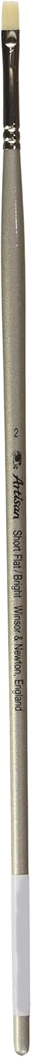 Winsor & Newton Artisan Paint Brush, Long Handle, Size 2, Bright...