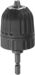 Yakamoz Quick Change 1/4-Inch Hex Shank 0.8-10mm Clamping Capacity Keyless Drill Chuck Screwdriver to Drill Converter Conversion Tool | 3/8-24UNF ...