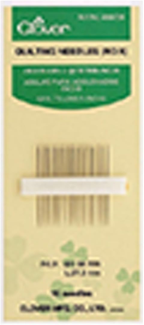 Clover 12 Quilting Needles 15/Pkg, Multicolor...