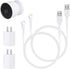 2 Pack 10ft/3m Power Cable Compatible with Google Nest Cam Outdoor or Indoor, Battery - Weatherproof Outdoor Power Cord with USB Power Adapter for...