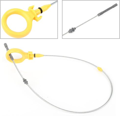 OCPTY Engine Oil Level Dipstick for Audi A4 2005-2009 for Audi A4 Quattro 2005-200922.76" x 1.57" x 0.59" Dipstick Gaug...