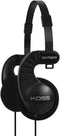 Koss SportaPro On-Ear Stereo Headphones, 3.5mm Plug, Lightweight, Unique Folding Design, Black...