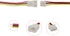 20Pairs JST XH 2.54mm 3Pins Connector, 2.54mm Pitch Female and Male JST Connection Plug Header Expansion Wire with 200mm 26AWG Cable...