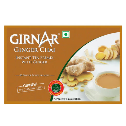 Girnar Instant Chai (Tea) Premix With Ginger 10 Sachet Pack...