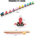 Magnetic Fishing Game for Kids, Wooden Train Set with Numbers Montessori Counting Toys, Preschool Math Learning Educational Game Birthday Gift Fin...