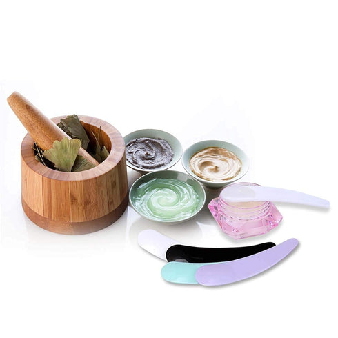 BTYMS 200 Pcs Disposable Mini Cosmetic Spatula Multi Colored Mask Spatula Plastic Waxing Spatulas Mask Scoops for Mixing and Sampling...