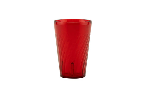 G.E.T. 2216-1-R-EC Tahiti Shatterproof BPA-Free Plastic Tumblers, 16 Ounce, Red (Set of 4)...