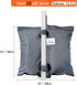 Sand Bags for Canopy Tent, Heavy Duty Weights Sandbags, 4pcs-Pack (Grey)...