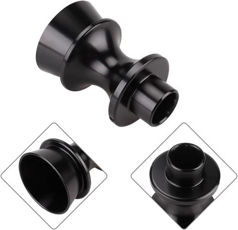 Manual Car Gear Shift Knob Adapter,Shift Knob Boot Retainer Adapter Aluminum Alloy Gear Shift Knob Retainer Fit for SubaruBRZD,FT86 GT86,Black...