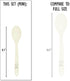 8 Piece MINI Silicone Kitchen Utensil Set- Kitchen Tools with Beechwood Handles by Cook with Color (White)...