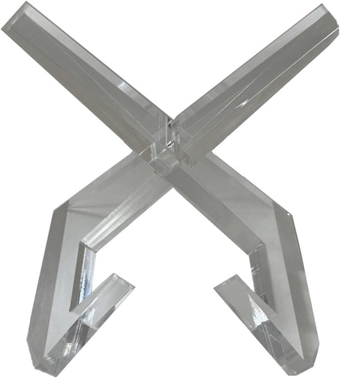 Modern Cross Back Solid Acrylic Book / Plate Easel Display Stand (Item #062772)...