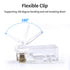 50 Pack Cat 6 Pass Through RJ45 Connector Unshield Modular Crimp Network Plug for Cat6, Cat6e, Cat5, Cat5e UTP Solid or Stranded Ethernet Cable...