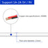 3pcs Extension Cable USB to DC Cable - 5V USB 2.0 Port Male to DC 5V Male 5.5mm x 2.5mm Power Cord White 100cm(3.3ft)...