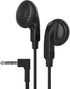 Maeline Bulk Earphones with 3.5 mm Headphone Plug - 20 Pack Wholesale Bundle - Black...