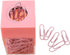 Pink Magnetic Paper Cilp Dispenser Holder Clear Acrylic Paper Clip Organizers with Magnetic Top for Desk Cute Office Binder Clip, Hair Clip,Paper ...