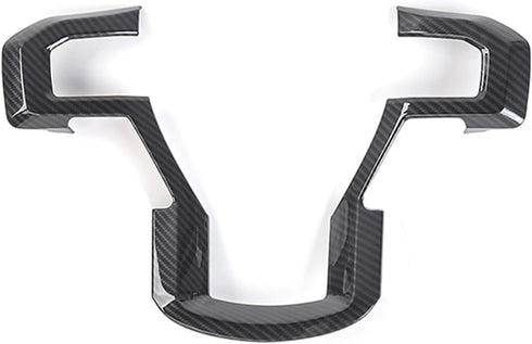 Keptrim for F-150 ABS Carbon Fiber Steering Wheel Cover Trim for 2015 2016 2017 2018 2019 2020 Ford F150, for 2017-2022 F250 F350, for 2018-2021 F...