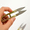 2pcs Silver Sewing Scissors Clippers, Premium Stainless Steel Embroidery Yarn Scissors Mini Thread Sewing Cutter, Yarn Fishing Mini Small Snips Tr...