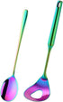 Meatball Spoon Set,2 Pcs 18/8 Stainless Steel Meatball Spoon,Non-Stick Meatball Maker with Long Handle by Buy THINGS!?Rainbow?...