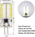 110V- 130V G4 LED Bulb Dimmable Cool White 6000K (Not Low Voltage 12V) 3W 20W 30W Halogen Equivalent Bi-Pin Base Lamp (Pack of 10)...
