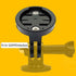 Bicycle Combo Mount Camera Adaptor Mount Computer Base Kit Cycling Top Mount Bicycle Computer Camera Mount Compatible with Garmin Go Pro...